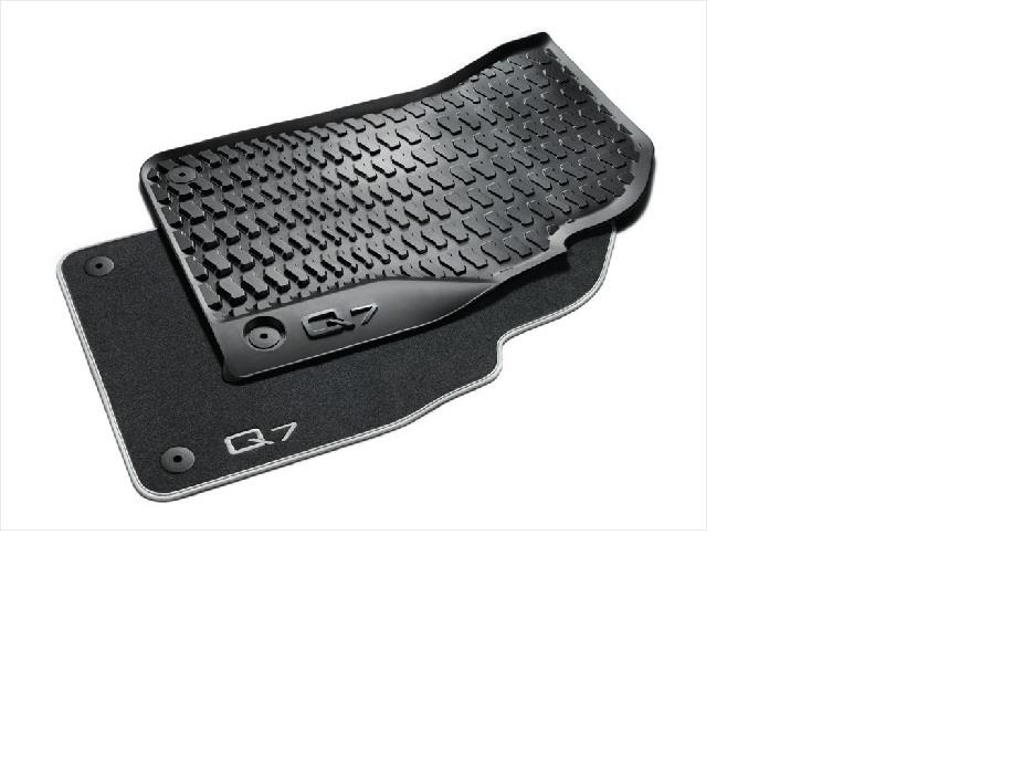 Audi Q7 Premium Textile Floor Mats (Front) 4M1061275MNO Audi